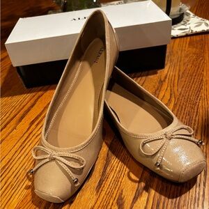 Alfani Beige Bow Flats